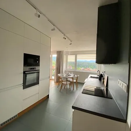 New Flat With A Mountain View, Garage Parking 班斯卡-比斯特里察